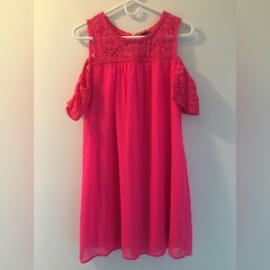 As U Wish Hot Pink Mini Dress